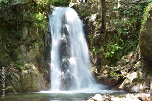 Waterfalls in the heart of the Aspromonte national park Calabria