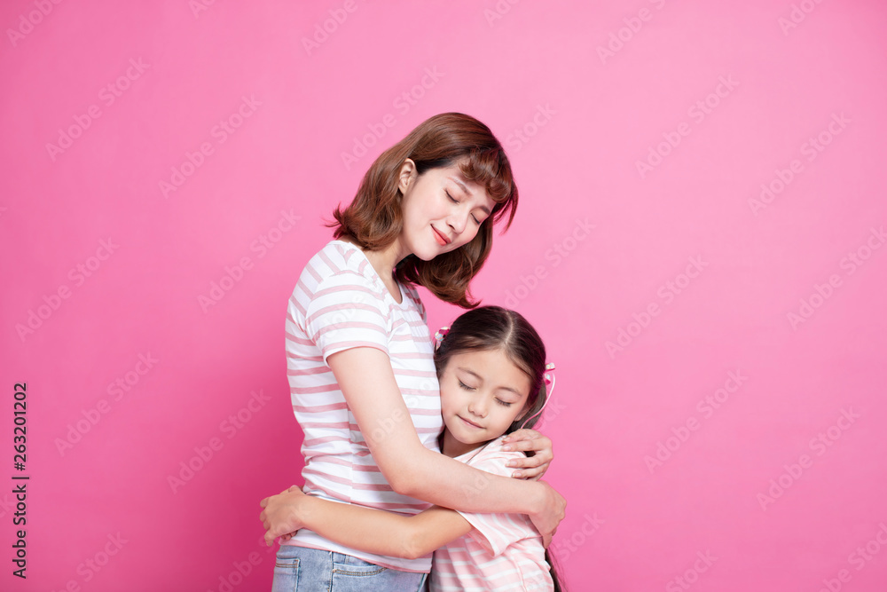 happy beautiful mother holding her child happy beautiful mother holding her child