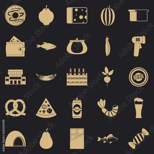 Beerhouse icons set. Simple set of 25 beerhouse vector icons for web for any design