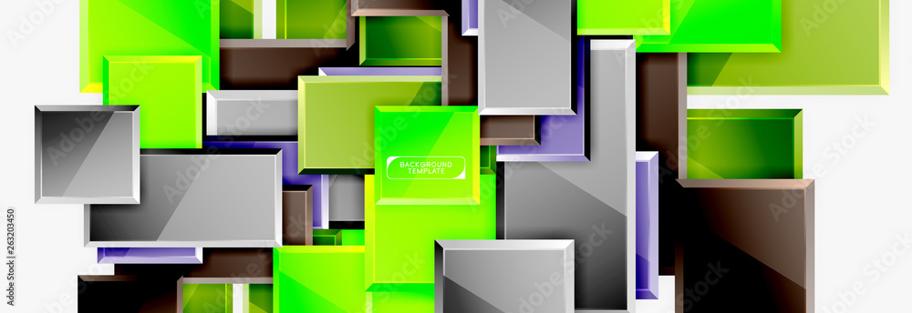 Abstract square composition for background, banner or logo Abstract square composition for background, banner or logo