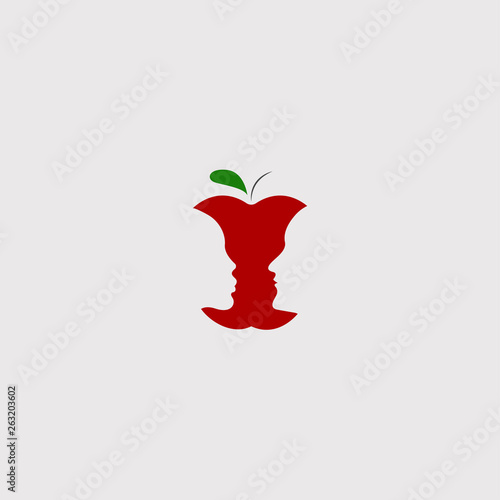  profile on apple background