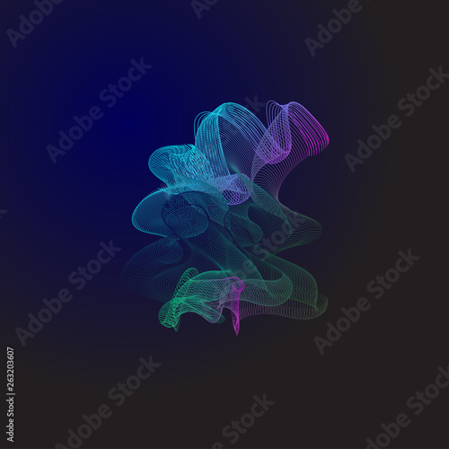 element for nightclub flyer