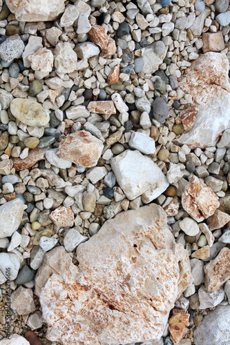 Sea stones background textures.