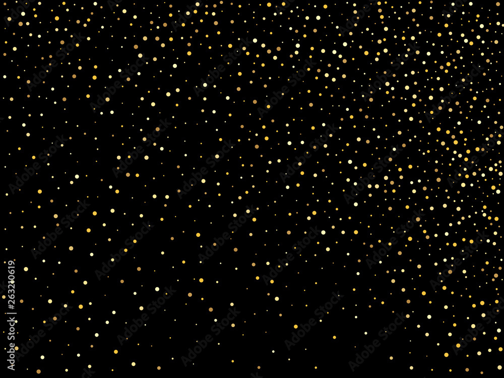Golden glitter sparkle bubbles champagne particles