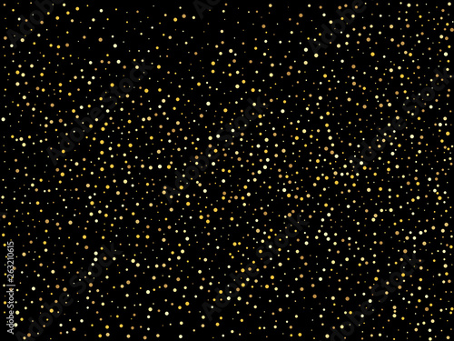 Golden glitter sparkle bubbles champagne particles