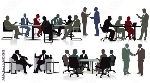 Besprechung im Büro