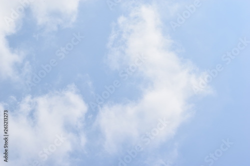 Beautiful blue sky background with clouds,Nature composition.
