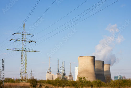 Power Station And Lines
