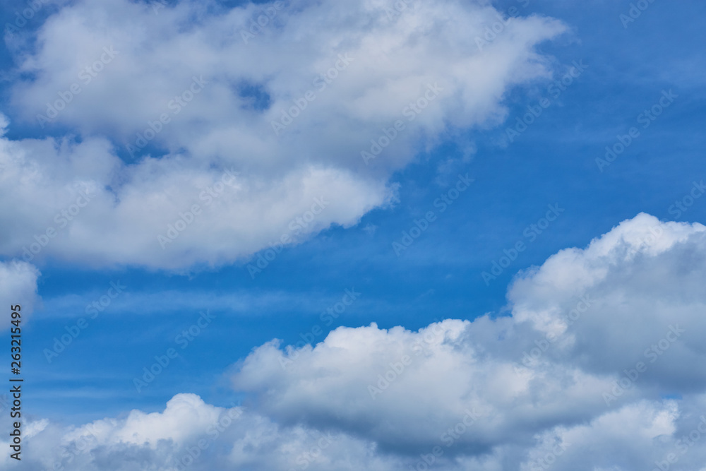 Clouds on a blue sky sunny day Clouds on a blue sky sunny day
