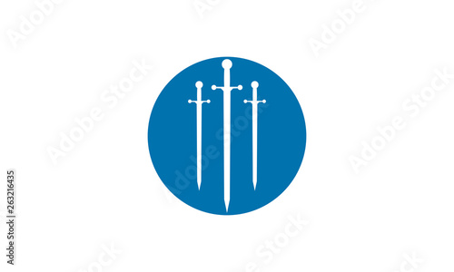 Sword silhouette icon