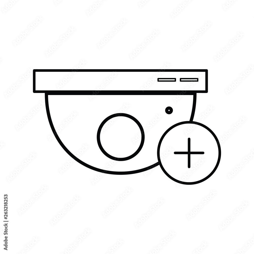 Security Camera Add icon Security Camera Add icon