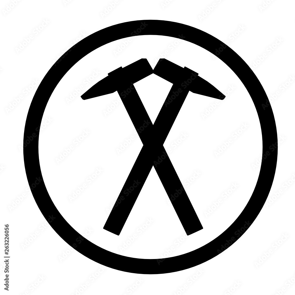 hammer icon, for graphic design of logo, emblem, symbol, sign, isolated on white background. Hand drawn, vector illustration hammer icon, for graphic design of logo, emblem, symbol, sign, isolated on white background. Hand drawn, vector illustration