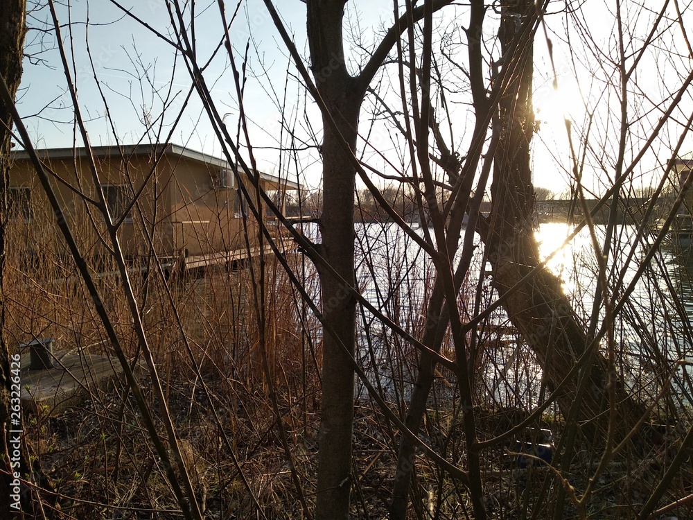 Obraz premium Houseboats