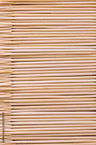 even number of toothpicks, natural wood texture - for striped background, short focus, toning, haze