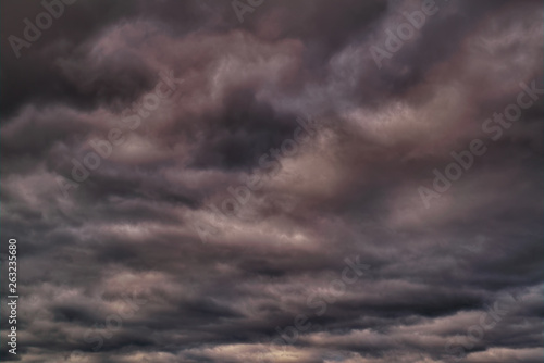 Sky with rain clouds before the storm