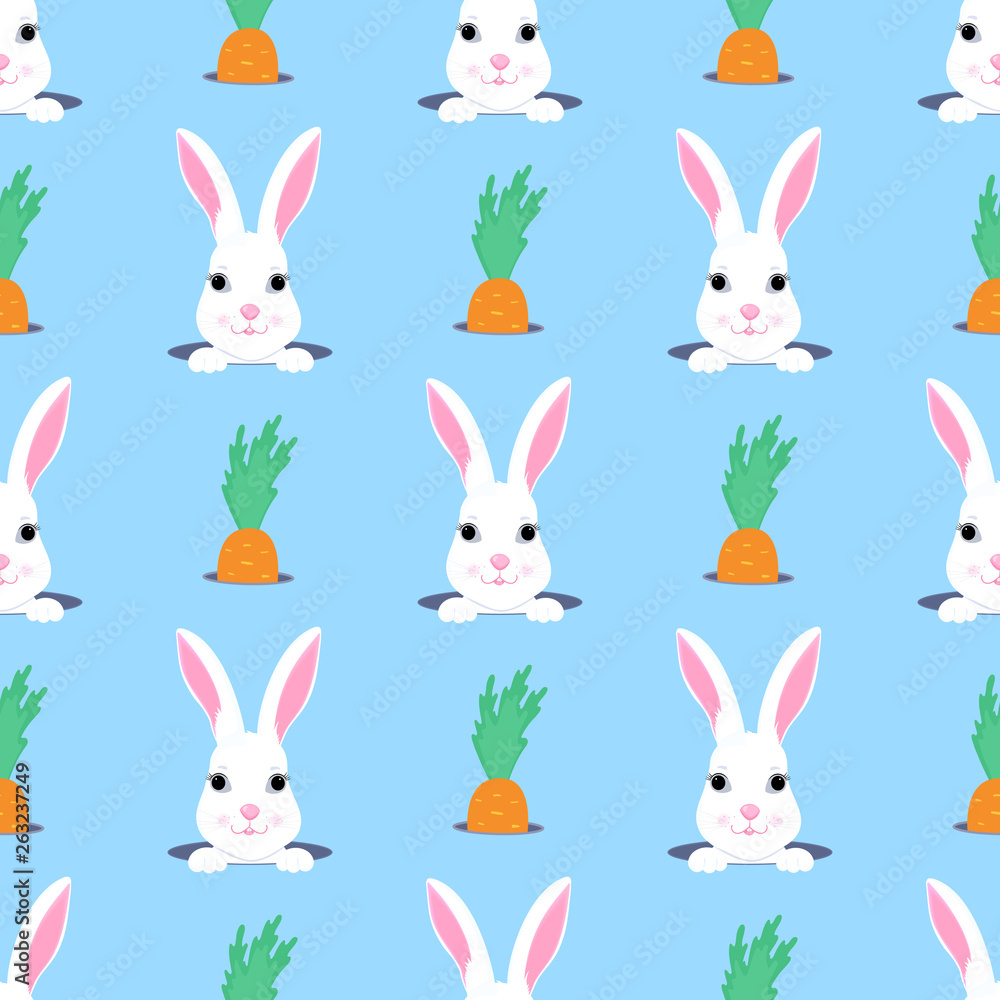 Bunny Leggings, Easter Leggings for Women, Rabbit Leggings, Carrot