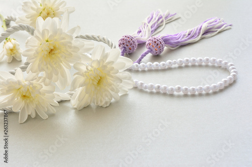 数珠 菊の花