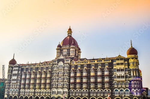 The Taj Mahal Palace hotel; The hotel is Mumbai's first harbour landmark Apollo Bandar, Colaba, Bombay photo