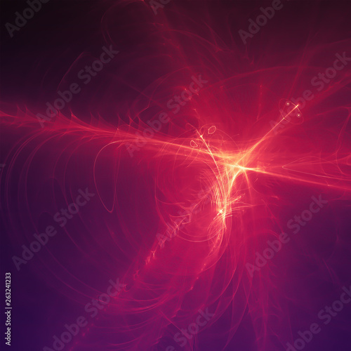 purple and red glow energy wave. lighting effect abstract background.