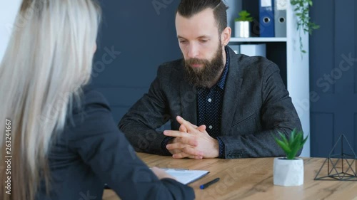 You are fired. Costly mistake. Angry boss fearful subordinate. Corporate executive tearing report document apart. Dismissal