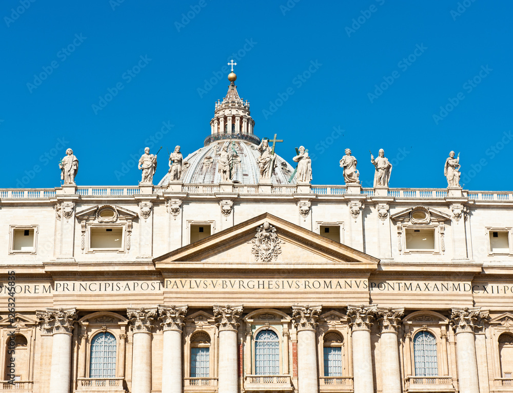 The Papal Basilica of St. Peter in the Vatican (Basilica Papale di San Pietro in Vaticano), or St. Peter's Basilica
