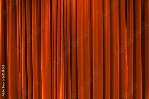 Vorhang orange