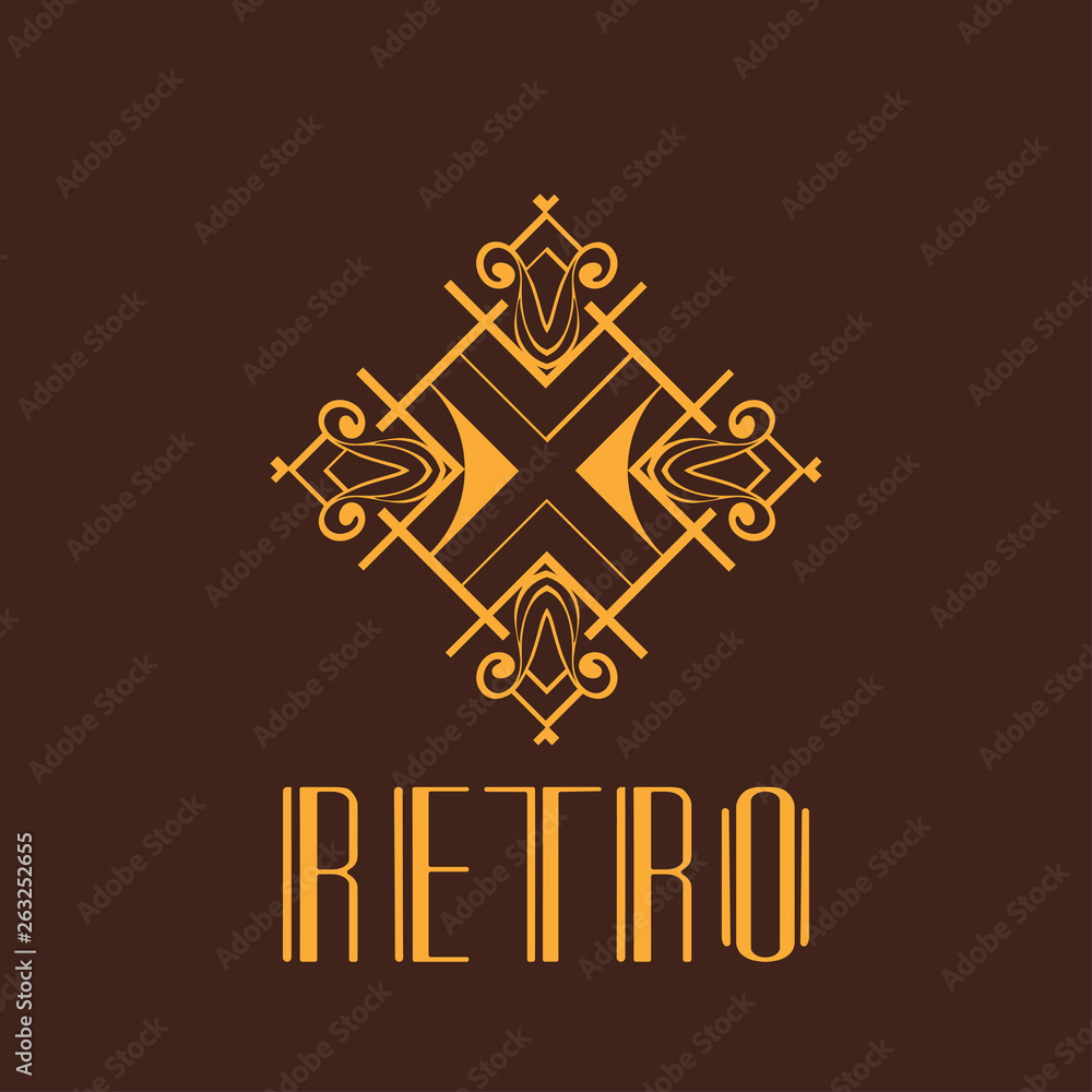 Modern Art Deco Logo