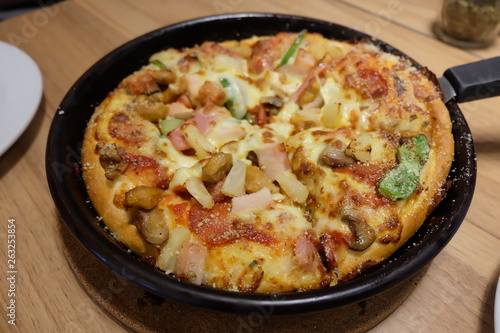 pizza in a pan