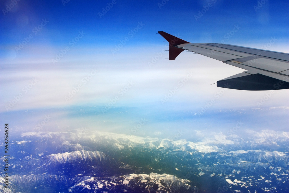 Fototapeta premium View from the airplane window