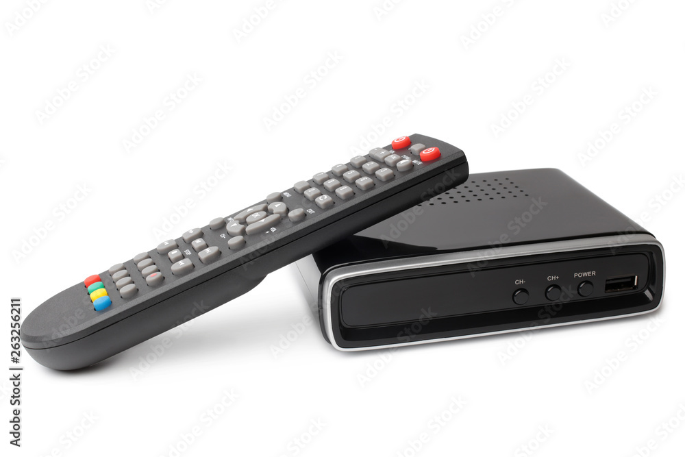 Digital TV tuner with remote control Digital TV tuner with remote control