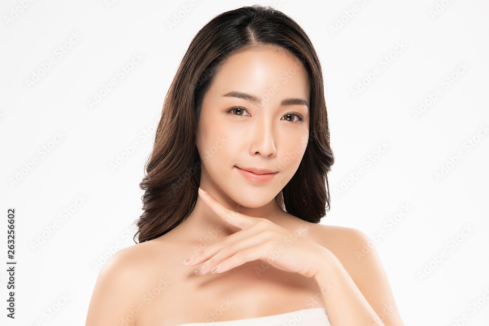 Beautiful Young asian Woman with Clean Fresh Skin Beautiful Young asian Woman with Clean Fresh Skin