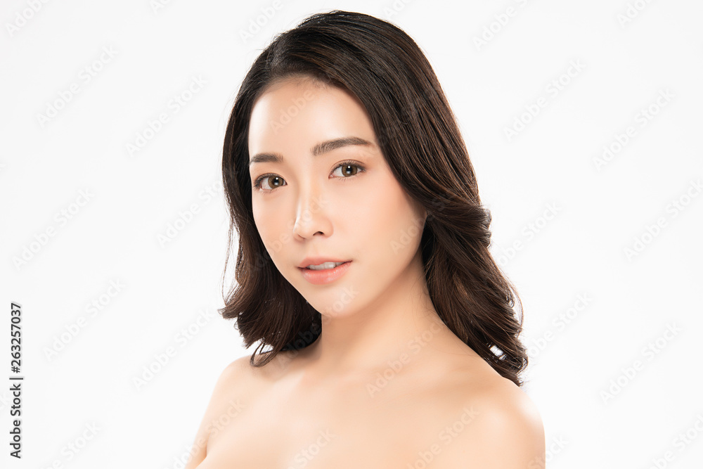 Beautiful Young asian Woman with Clean Fresh Skin Beautiful Young asian Woman with Clean Fresh Skin
