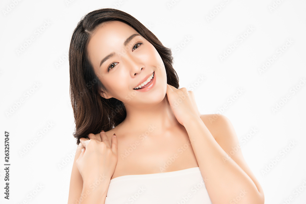 Beautiful Young asian Woman with Clean Fresh Skin Beautiful Young asian Woman with Clean Fresh Skin