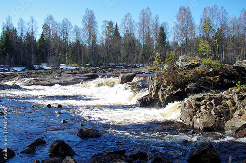 The river Västerdalälven in the Gagnef Kommun in Dalarna,Sweden