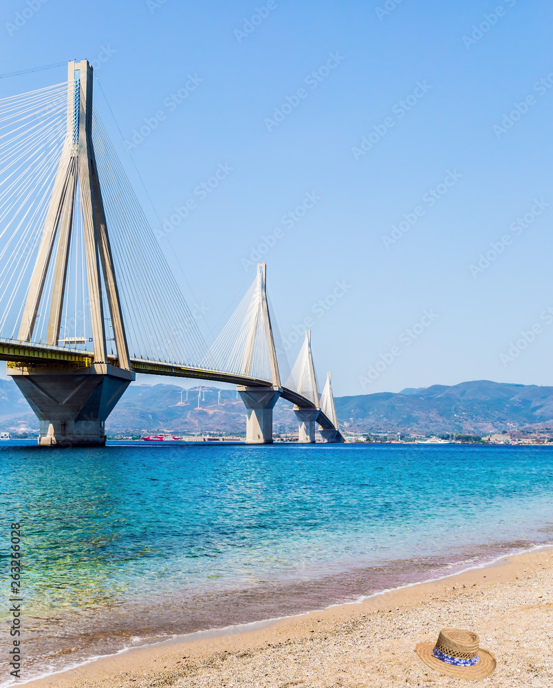Fototapeta premium Beautiful sandy beach on the shores