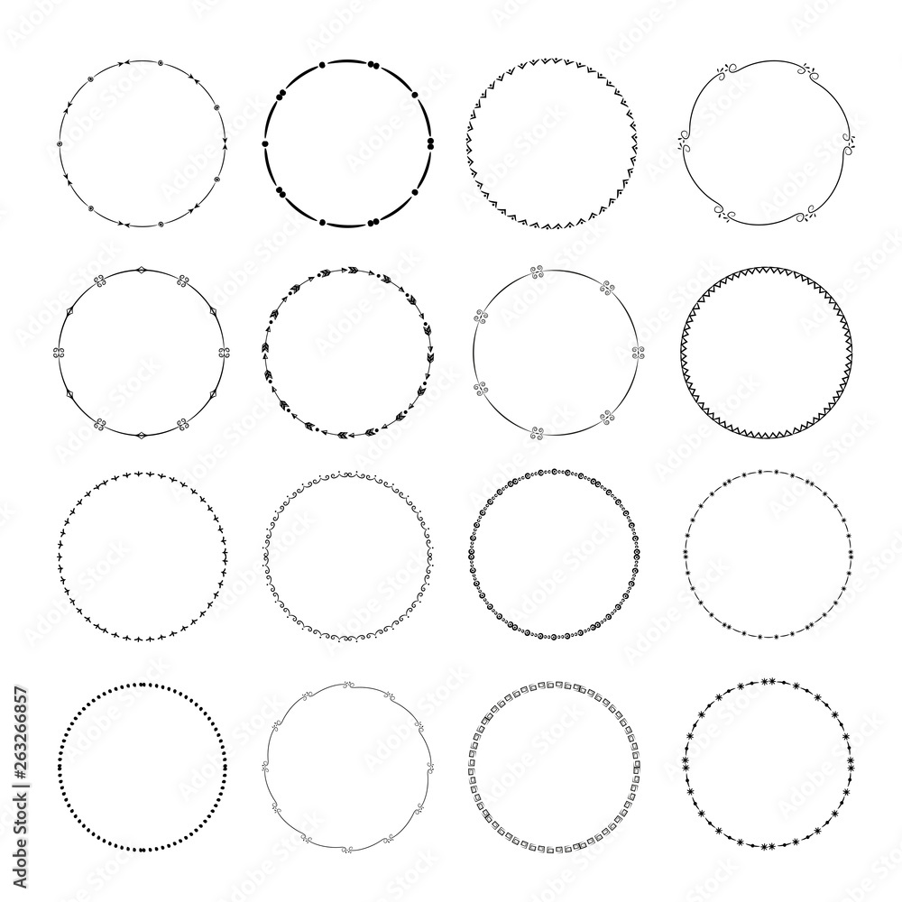 round and circular decorative pattern frames round and circular decorative pattern frames