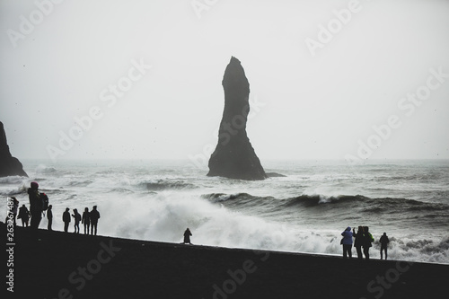 sneaker waves in iceland photo