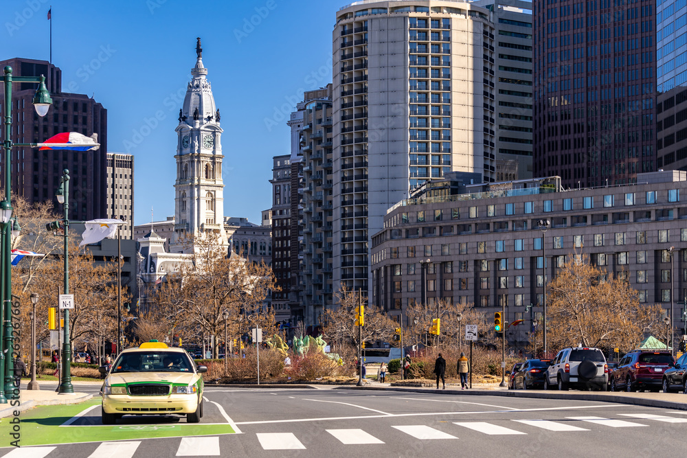 Naklejka premium Philladelphia City Hall