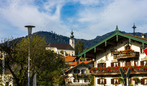 Ruhpolding Bahnhof Sankt Georg Kirche