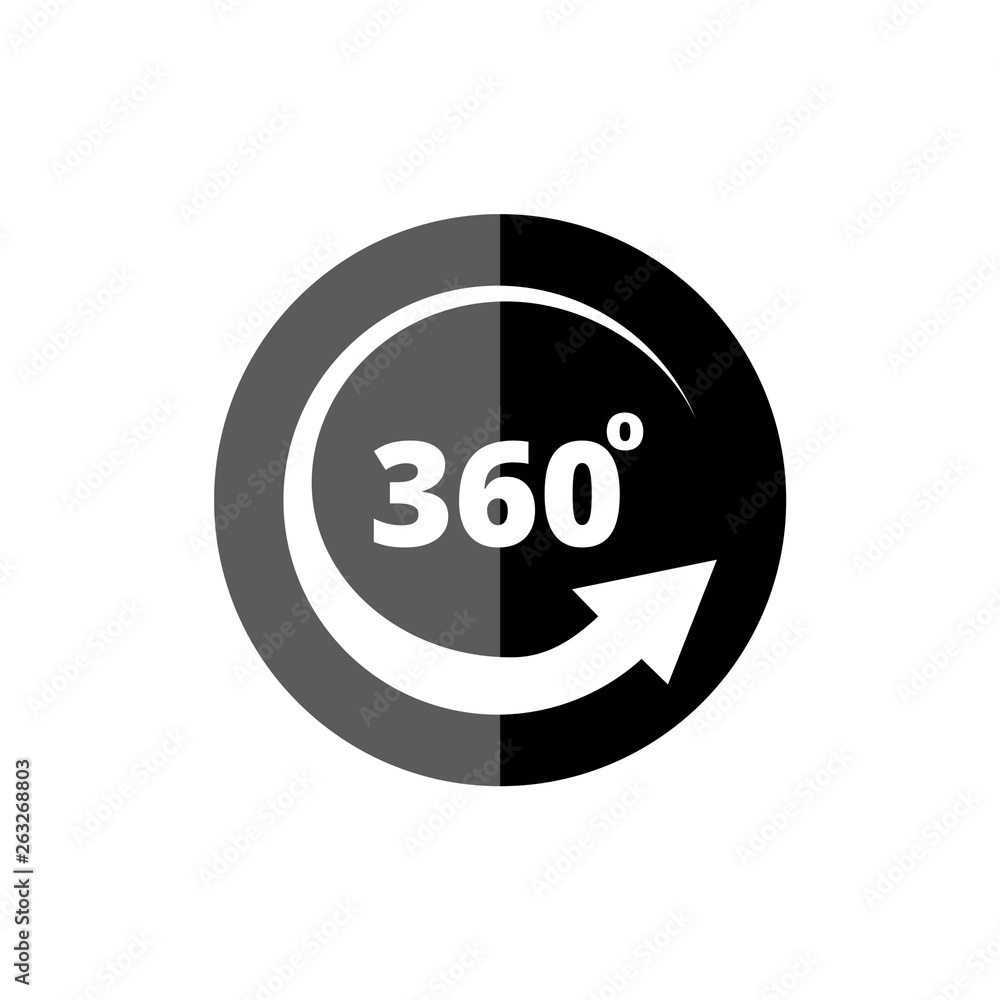 Angle 360 degree icon Angle 360 degree icon