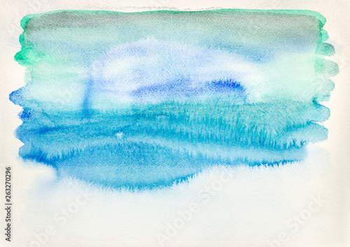 colorful background with hand drawn watercolor wash