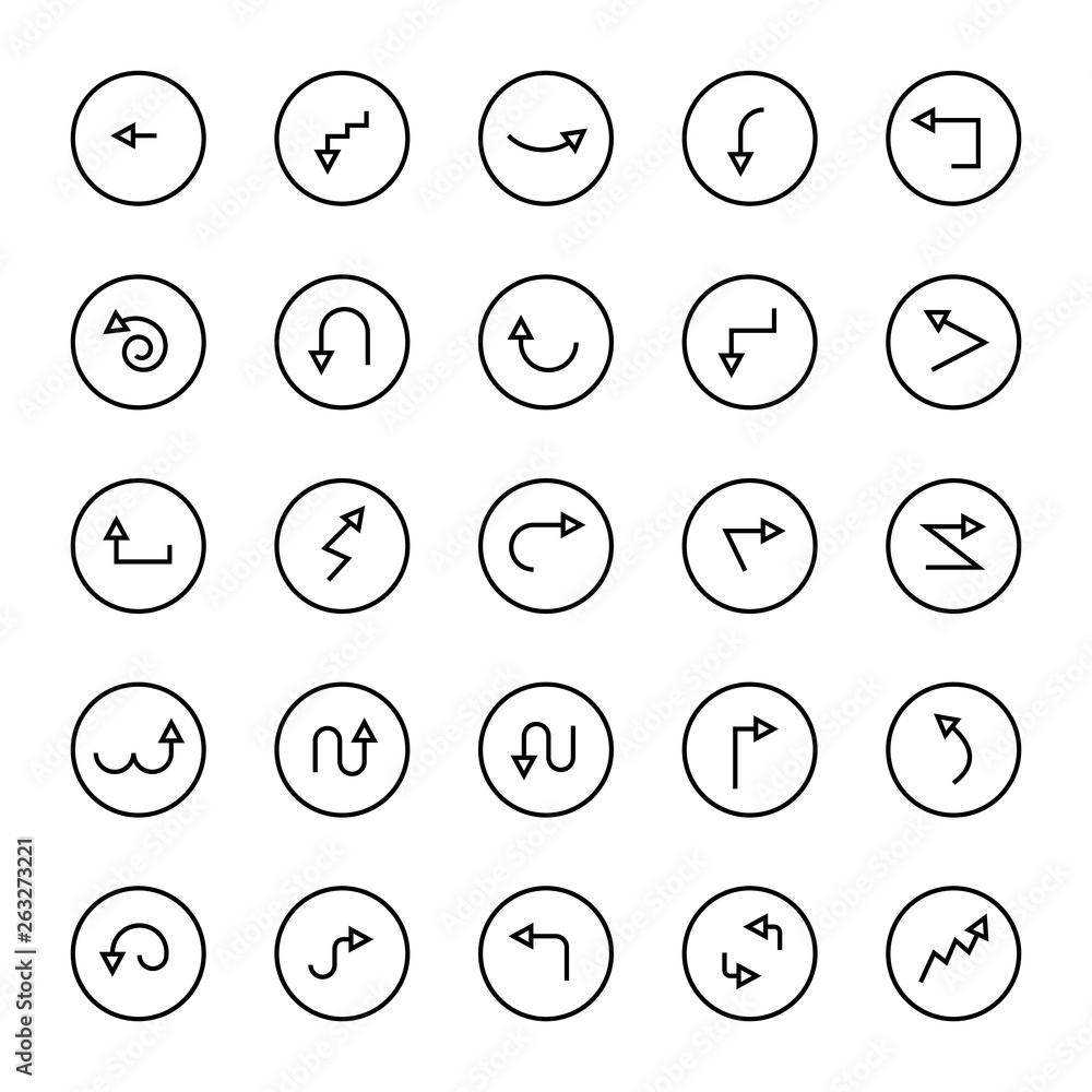 arrow icons in circle buttons arrow icons in circle buttons