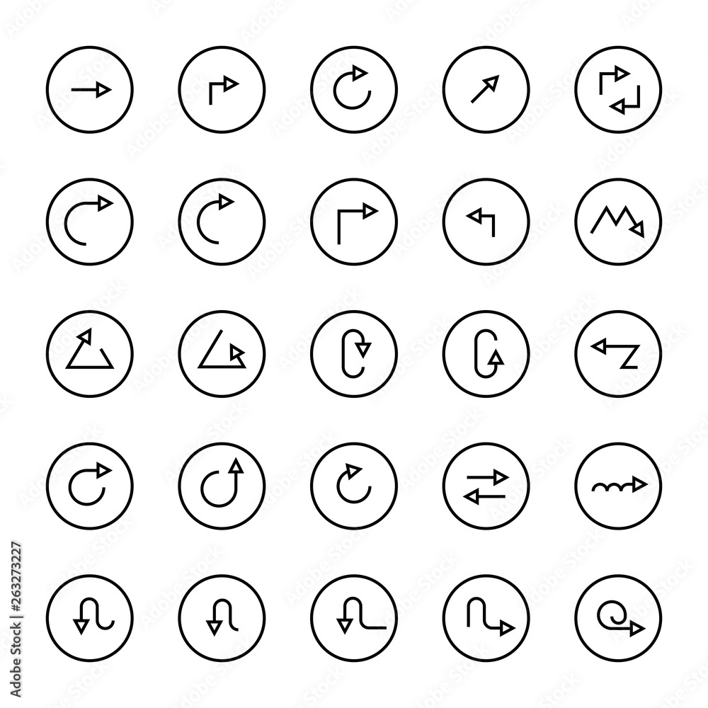 arrow icons in circle buttons arrow icons in circle buttons