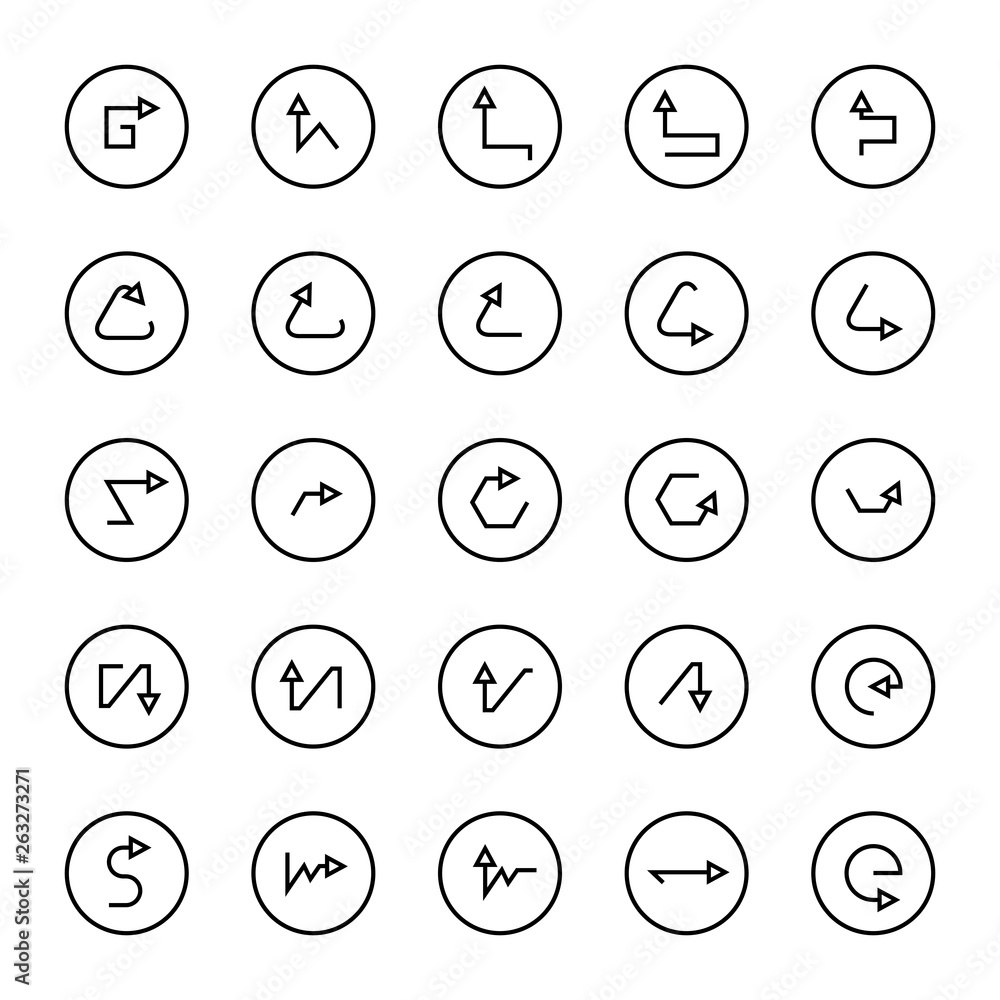 arrow icons in circle buttons arrow icons in circle buttons