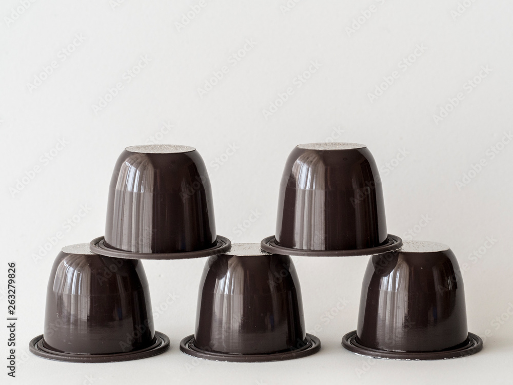 Coffee cup with capsules Coffee cup with capsules