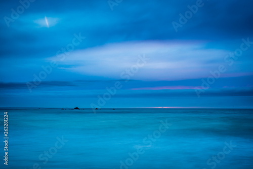 Beautiful long exposure seascape beach images of Cape Sable Island, Nova Scotia, Canada. © DerekP