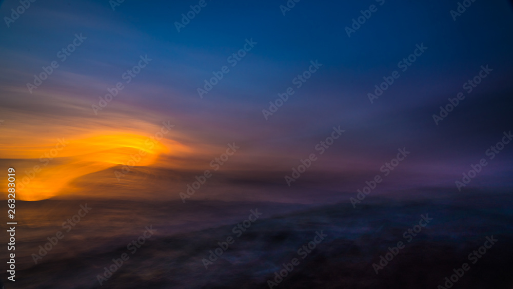 Beautiful long exposure seascape beach images of Cape Sable Island, Nova Scotia, Canada.