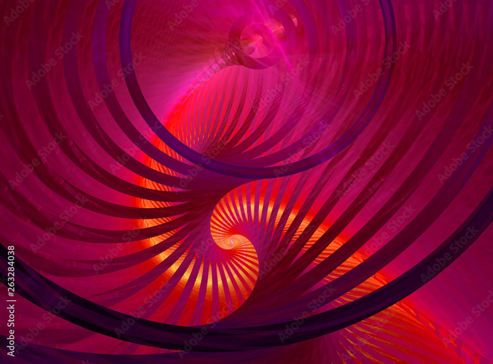Obraz premium abstract multicolored fractal pattern