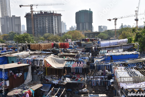 dhobi ghat, inde, Bombay photo