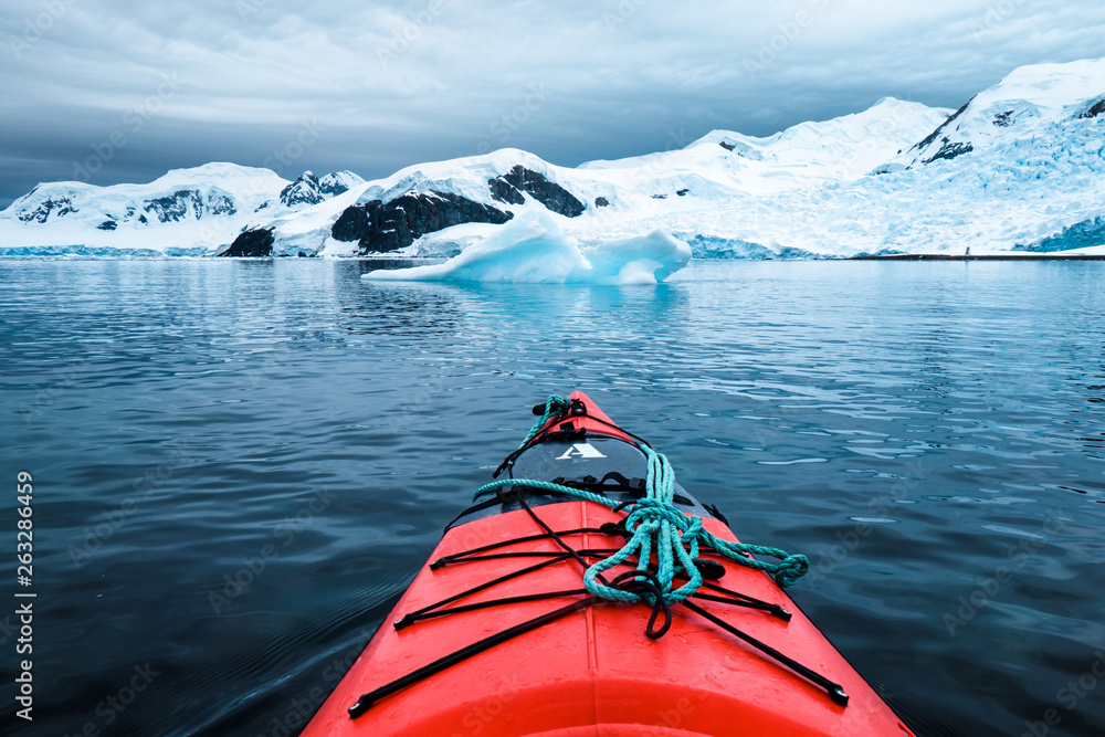 Kayaking in Antarctica